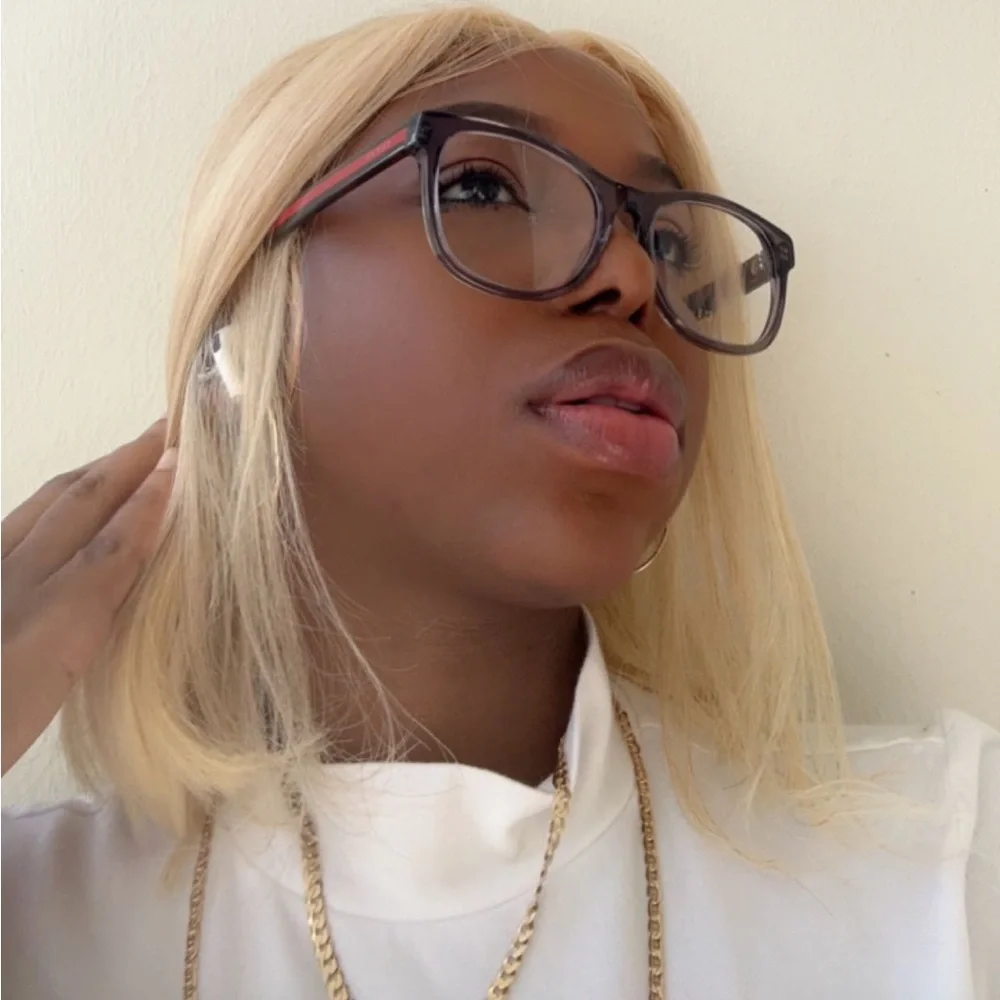 💯 - New- Auth - Gucci's GG0004ON soft lines across frames front.Iconic web e…